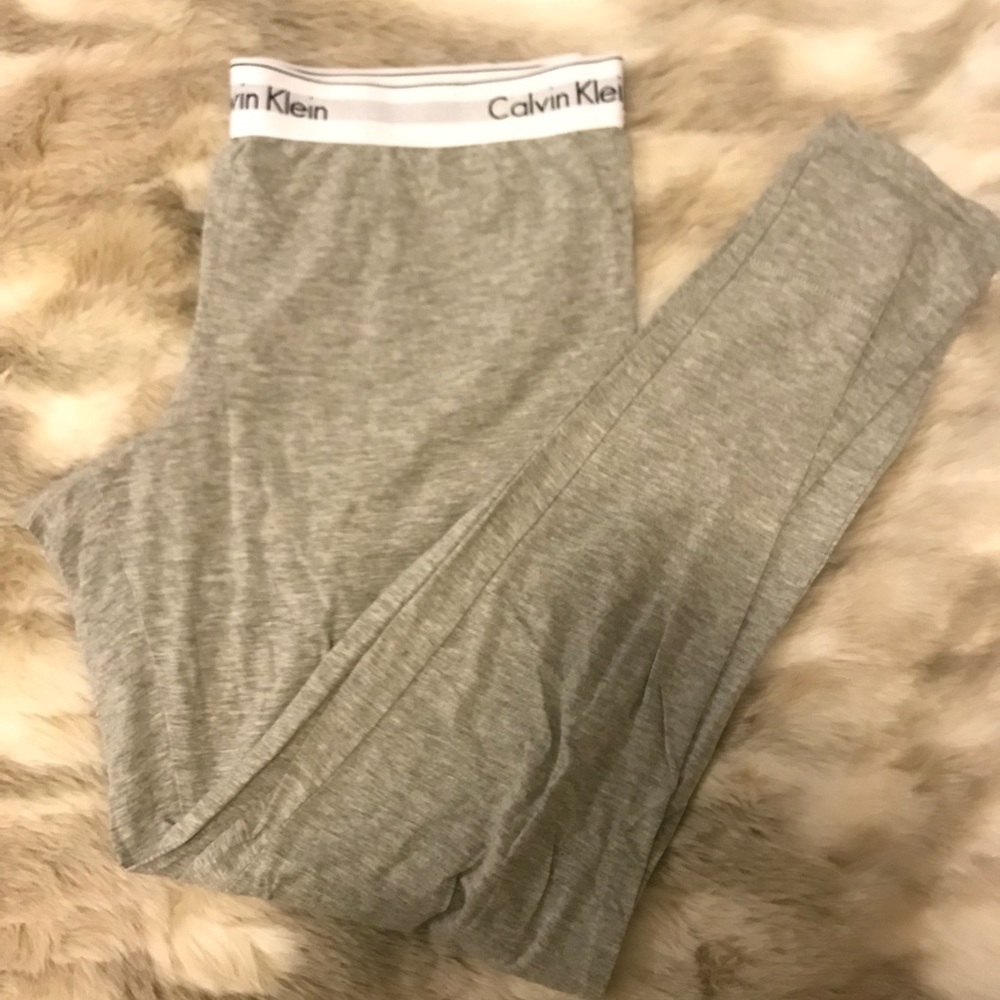 Gray Calvin Klein leggings